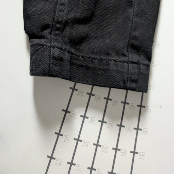 Banana Republic Cargo Ankle Pants Womens 0 Black Ankle Jogger Loose Waist 26 - Picture 8 of 8